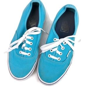 Vans blue and white women’s size 7.5 men’s size 6